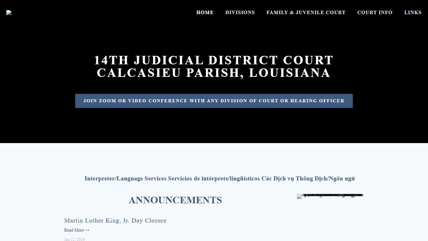 14th Judicial District Court